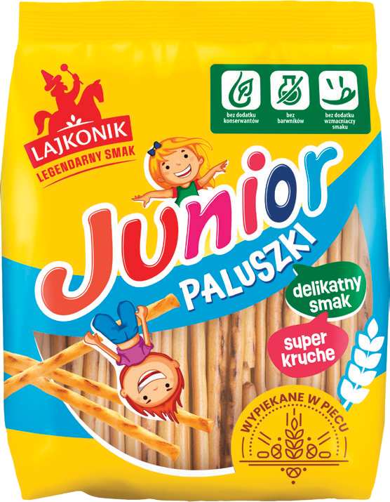 Paluszki Lajkonik Junior 200g widok główny
