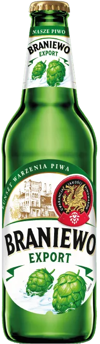 Piwo Braniewo Export 0,5l 5% but. bzzw. widok główny 