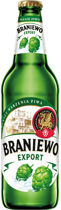 Piwo Braniewo Export 0,5l 5% but. bzzw. widok główny