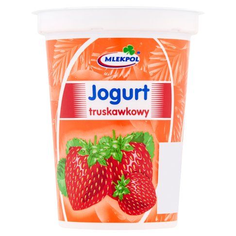Jogurt trusk/brzosk/jagoda Somlek Mlekpol 400g mix widok główny