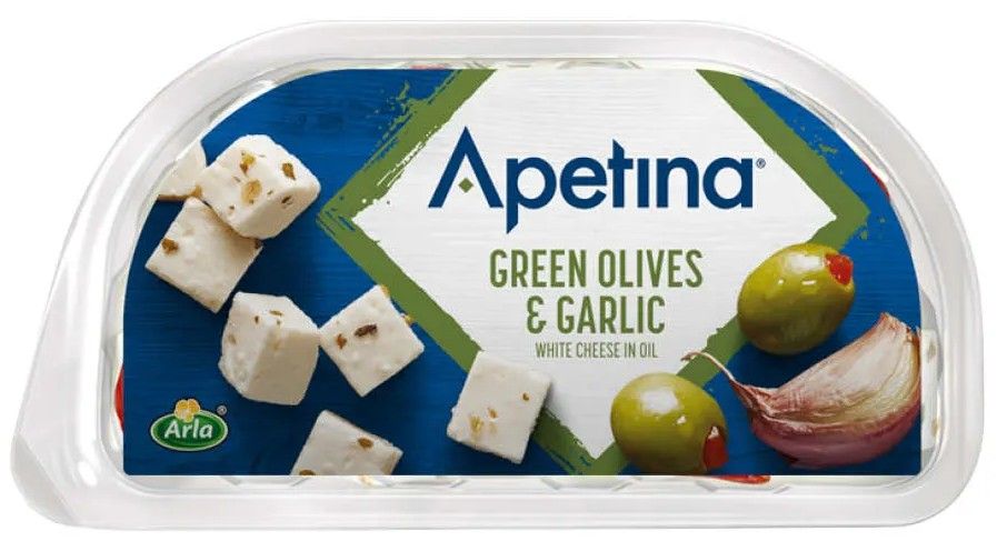 Ser z oliwkami i czosnkiem snack Apetina  100g widok 1