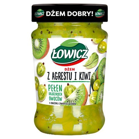 Dżem kiwi agrest Łowicz 280g widok 2