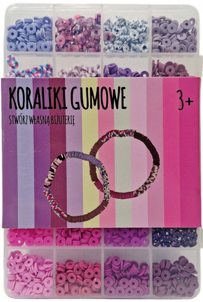 Zabawka zestaw koraliki gumowe widok 1