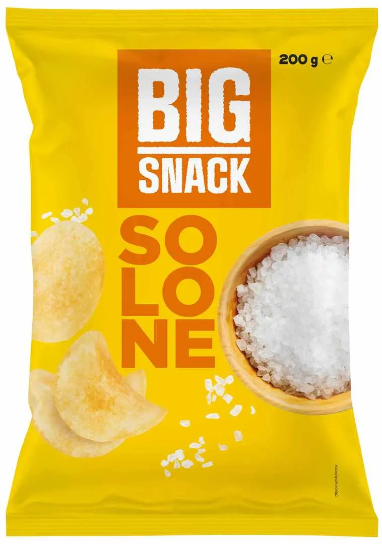 Chipsy solone Big Snack 200g widok główny
