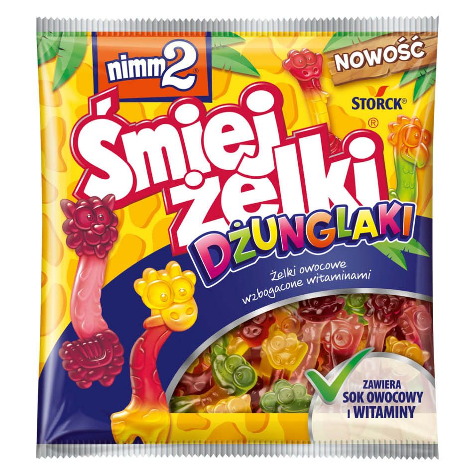 Żelki Śmiejżelki dżunglaki XXL 165g widok 1