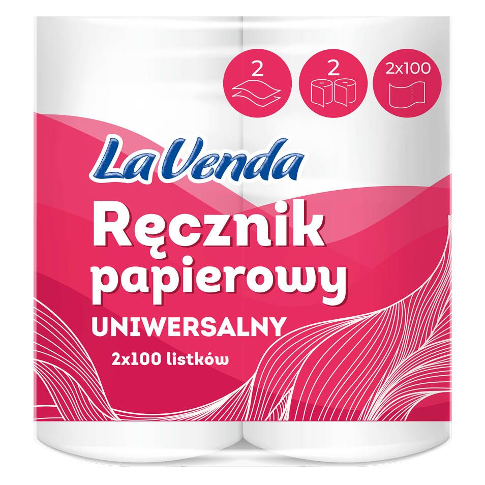 Ręcznik pap. uniwers. Lavenda A2 2w 100l 19,8m widok 1