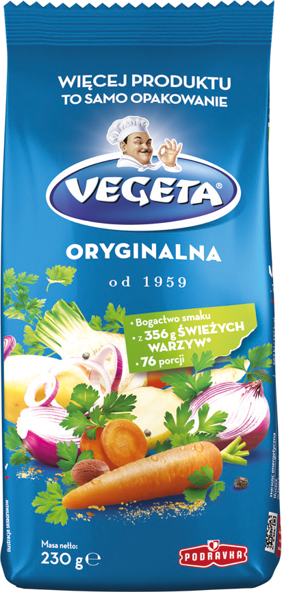 Przyprawa Vegeta Podravka 230g widok 1