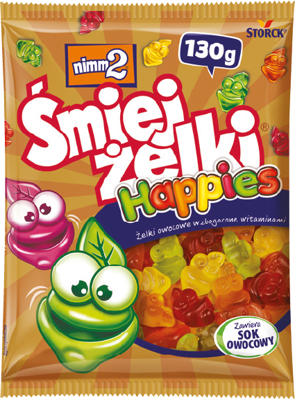 Żelki Śmiejżelki Happies 130g widok główny