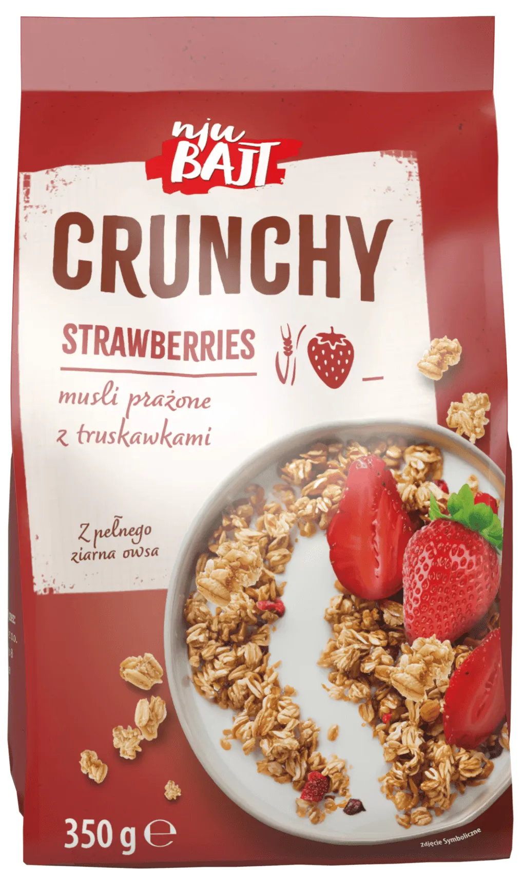 Musli crunchy Nju Bajt 350g mix widok główny 