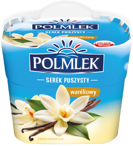 Serek puszysty słodki Polmlek 150g mix widok główny
