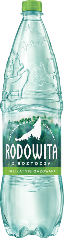 Woda delik. gaz. mineral. Rodowita 1,5l widok 1