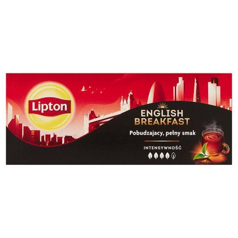 Herbata english breakfast Lipton 25x2g widok 5