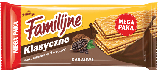 Wafle kakao/śmiet XXL Familijne Jutrzenka 360g mix widok 1