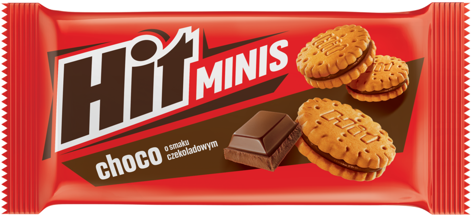 Ciastka markizy Hit czekoladowe minis 130g widok główny