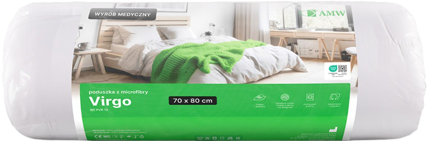 Poduszka pikowana z micorfibry Virgo 70x80cm widok 1