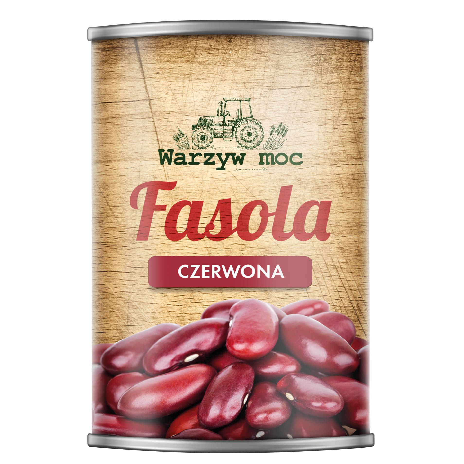 Fasola czerwona Warzyw Moc 400/240g widok 1