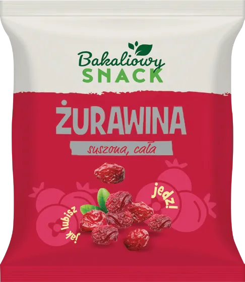Żurawina suszona cała Bakaliowy Snack 200g widok 1