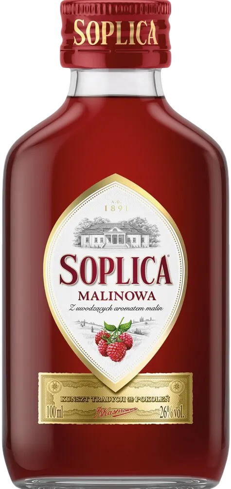 Likier Soplica malinowa 100ml 26% widok 1