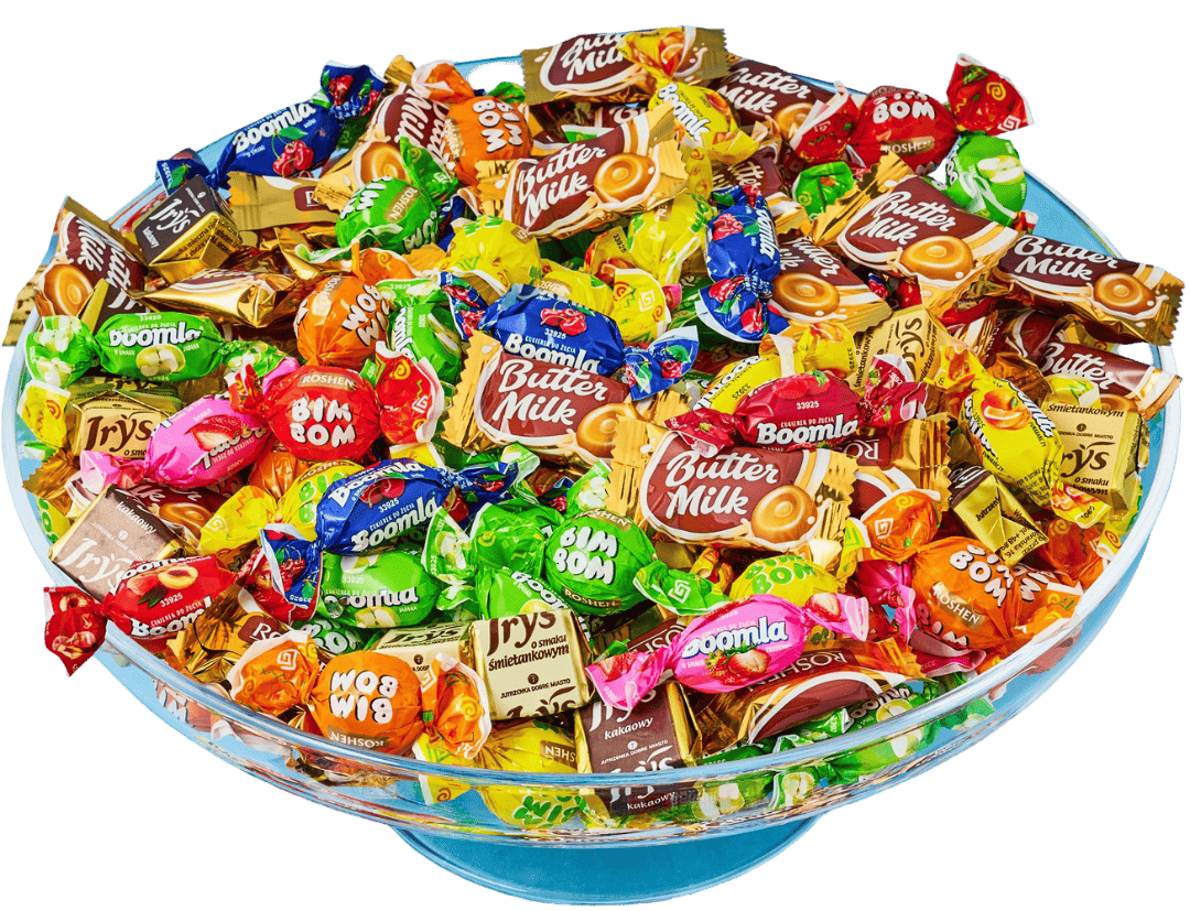 Cukierki Krówka/Boomla/ Zozole/Pszczółka galar 1kg widok główny 