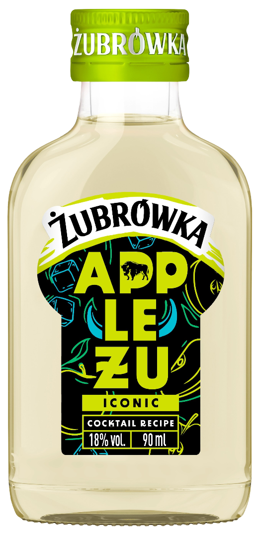 Likier Żubrówka iconic apple 90ml 18% widok 1