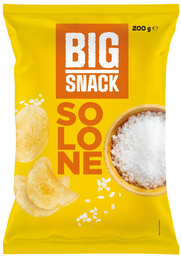 Chipsy solone Big Snack 200g widok główny