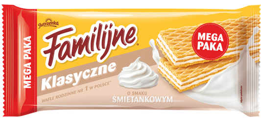 Wafle kakao/śmiet XXL Familijne Jutrzenka 360g mix widok 2