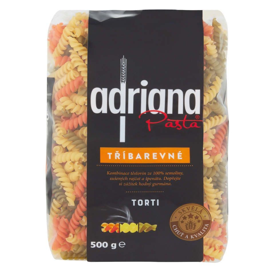 Makaron kolorowy świderki Adrianna 500g widok 1