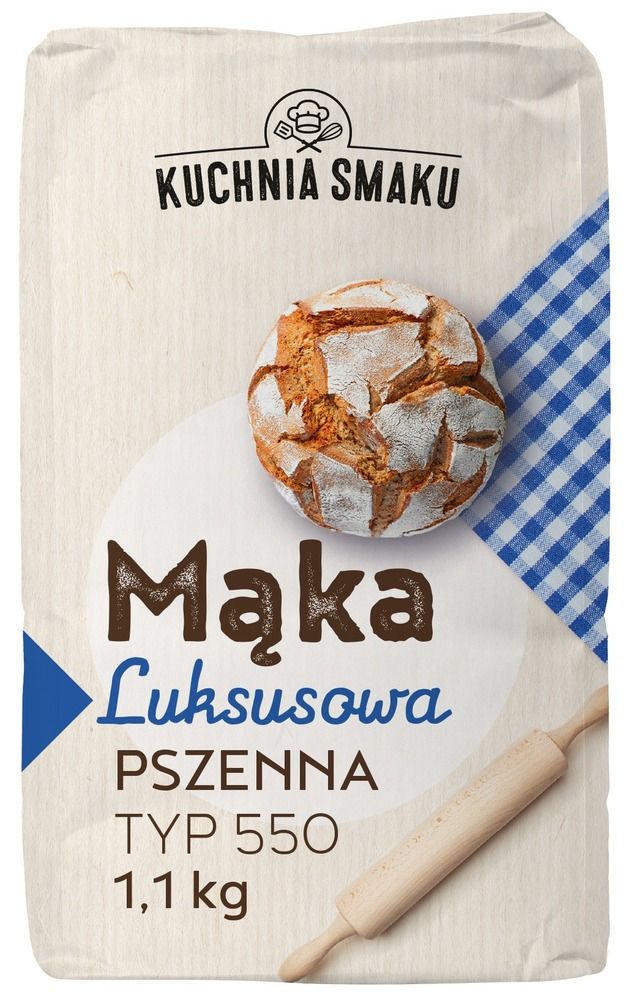 Mąka pszenna luksusowa typ 550 Kuchnia Smaku 1,1kg widok 1