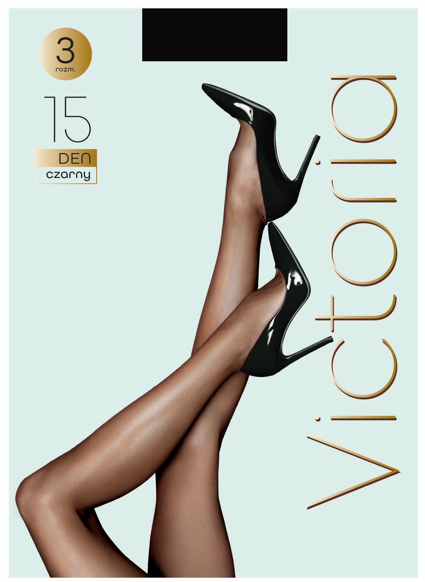 Rajstopy Victoria 15 den czarne rozm. 3 widok 1