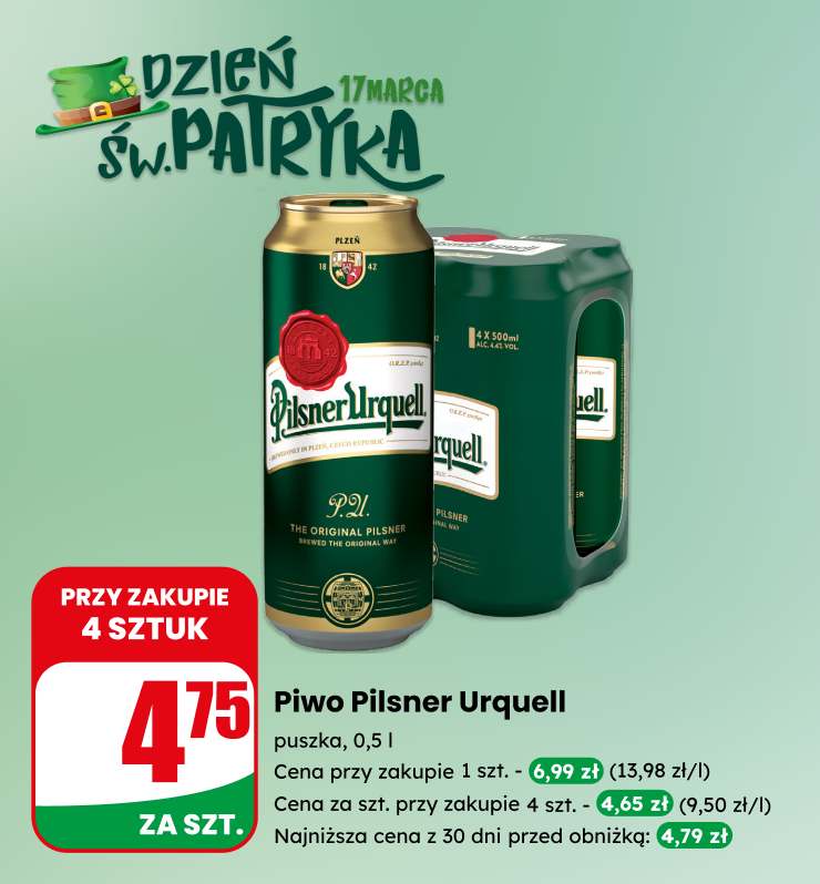 Dzień św. Patryka - 17 marca