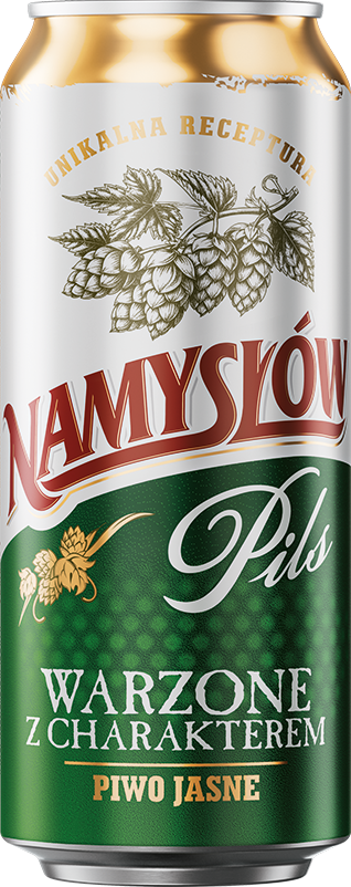 Piwo Namysłów pils 0,5l 5,8% puszka widok główny