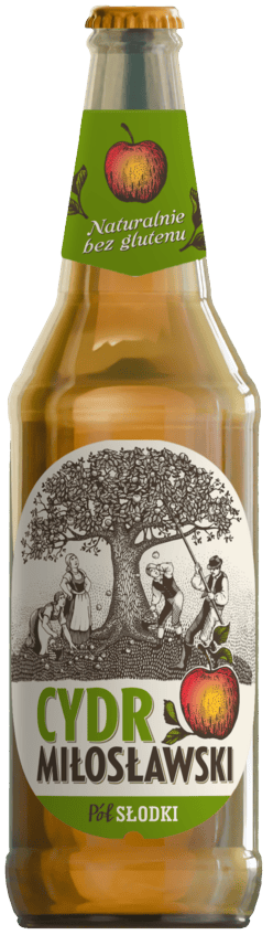 Cydr Ps Miłosławski 0,5l 4,5% but. zw. widok 1