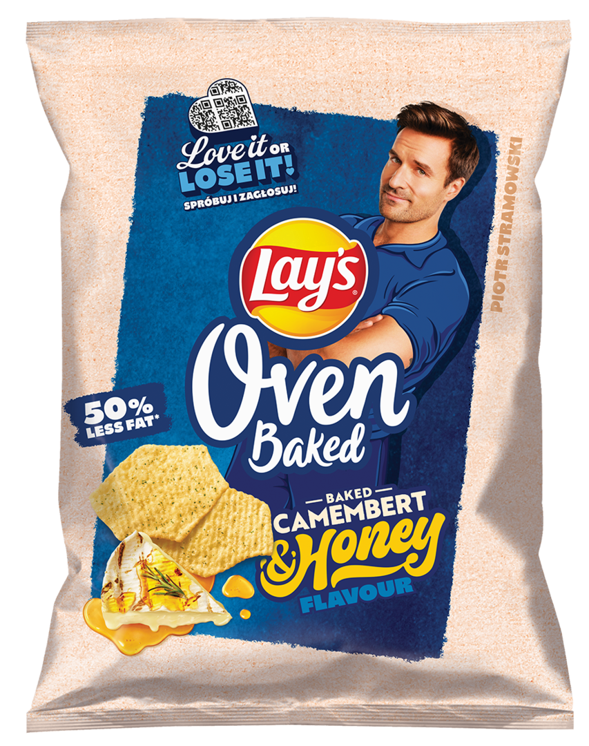 Chipsy camembert z miodem Lay's Oven Baked 180g widok 1