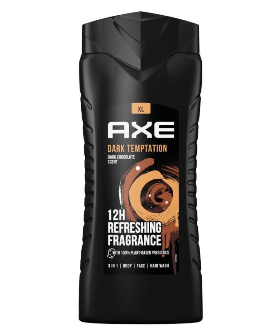 Żel pod prysznic M 3w1 dark temptation Axe 400ml widok 1