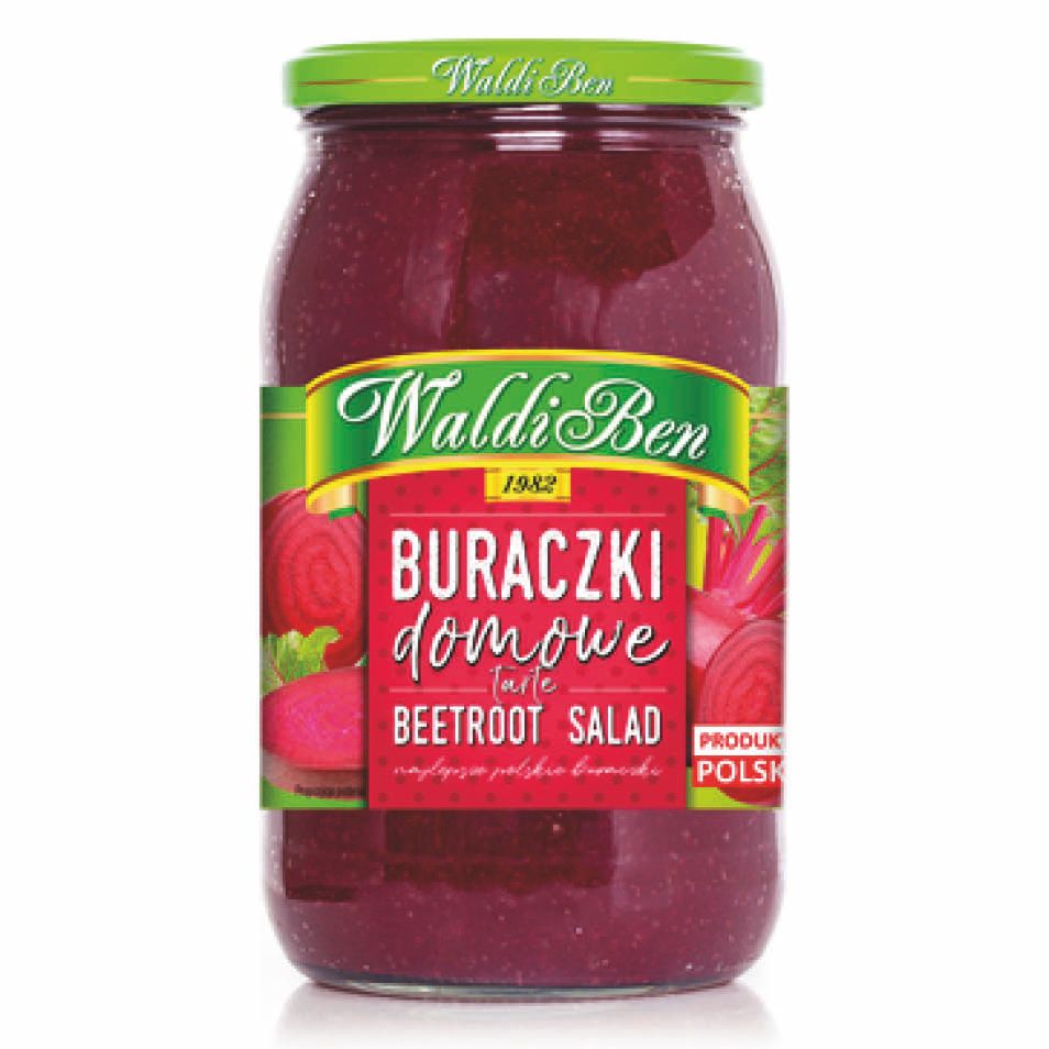 Buraczki domowe wiórki Waldiben 890/660g widok 1