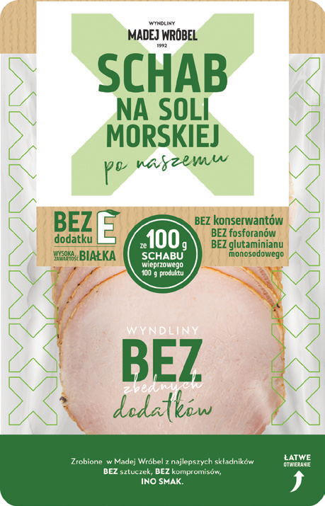 Schab na soli morskiej Madej Wróbel 140g widok 1