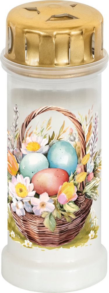 Znicz plastikowy zalewany Angela 205g 70h WN26 widok 2