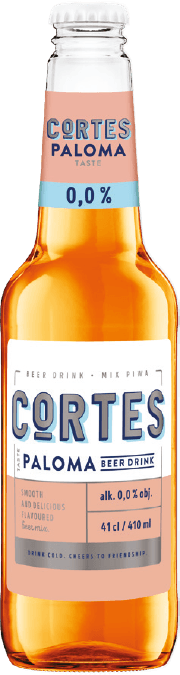 Piwo Cortes paloma 410ml 0% but. bzzw. widok główny 