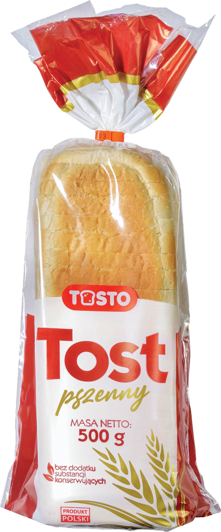 Chleb tostowy pszenny Tosto 500g widok 1