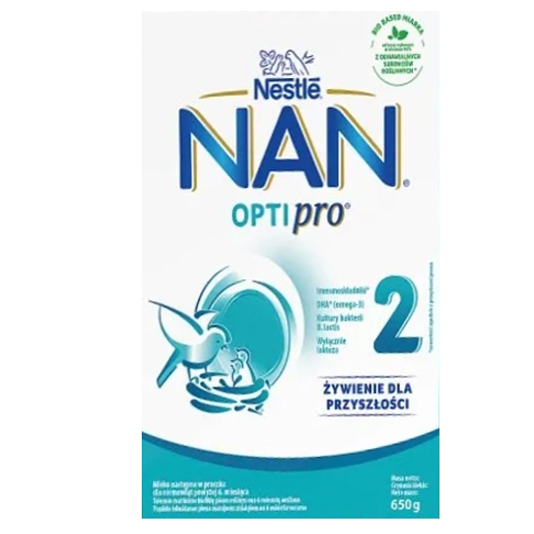 Mleko Nan Optipro 2 2x325g widok główny 