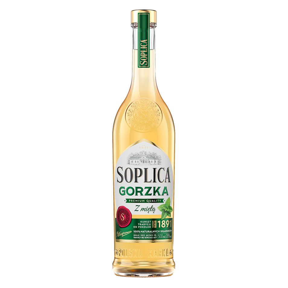 Likier Soplica gorzka z miętą 0,5l 28% widok główny