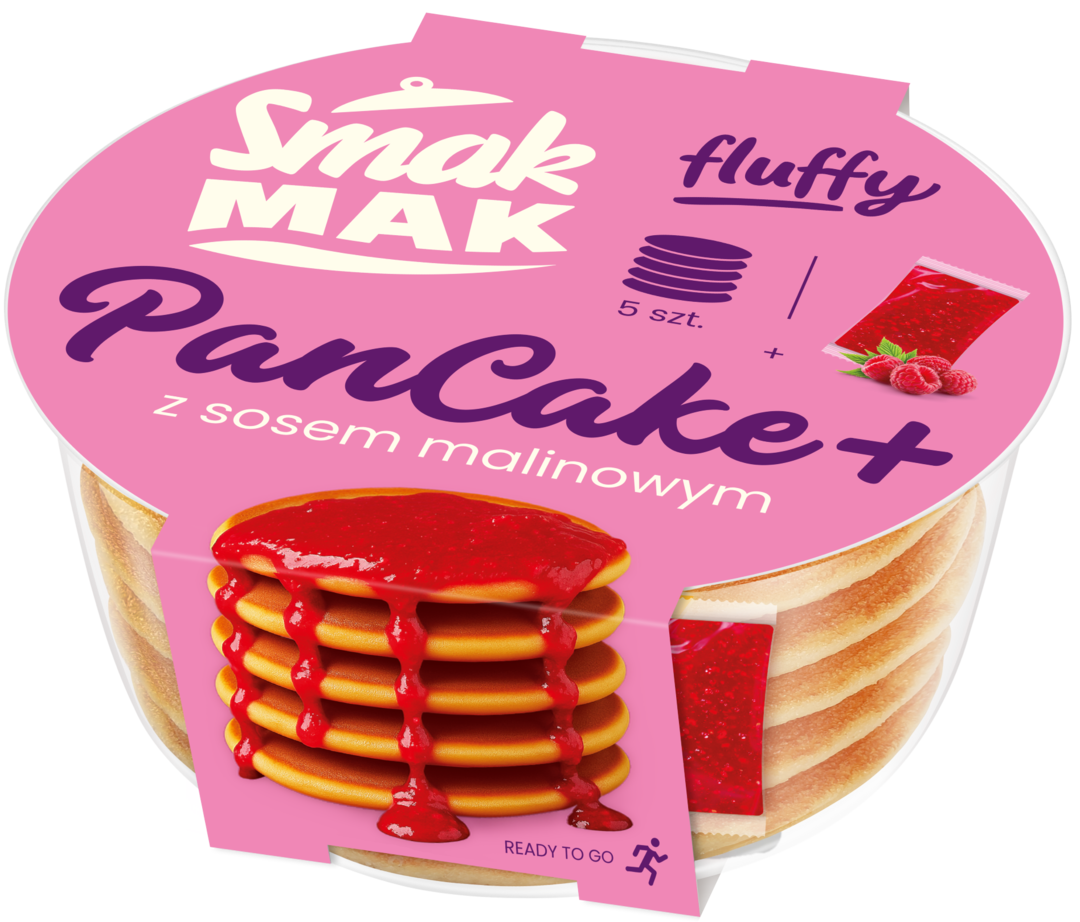 Pancakes z sosem malinowym Smakmak 125g widok 1