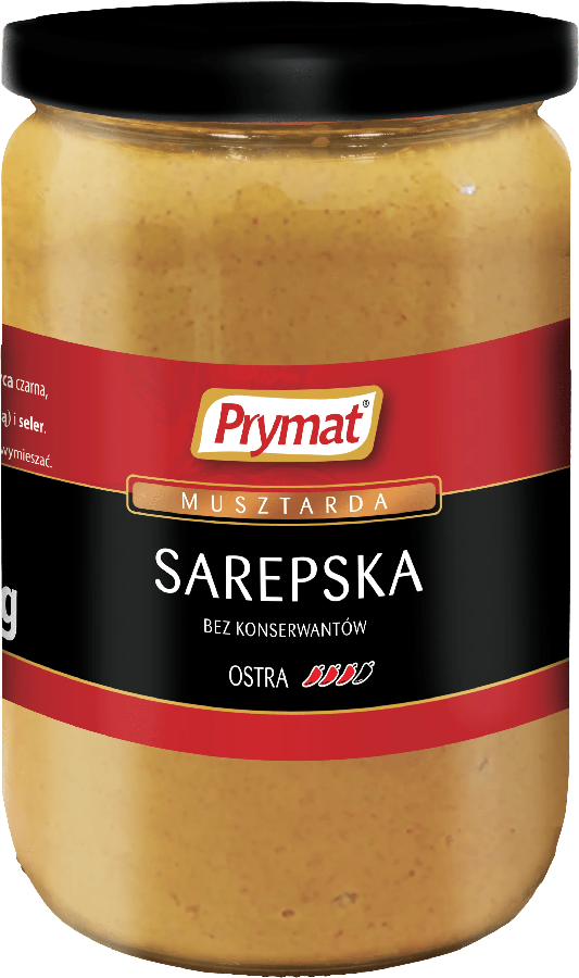 Musztarda sarepska Prymat 900g widok główny