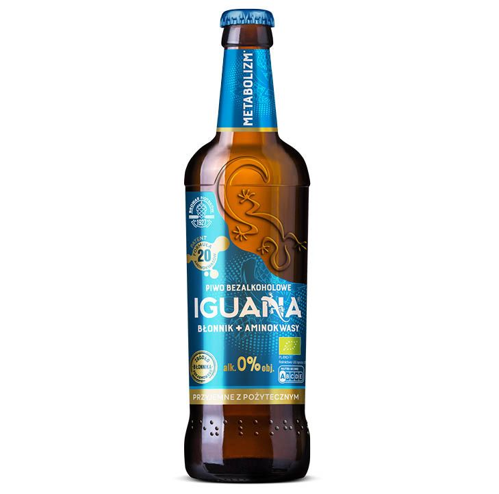 Piwo Iguana Metabolizm 475ml 0% but. bzzw. widok 1