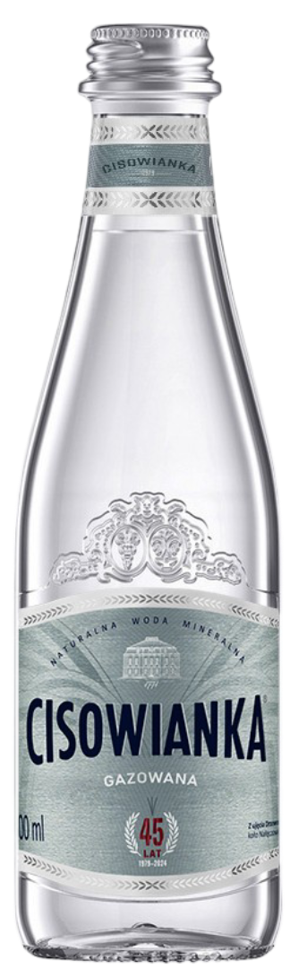 Woda gaz. mineralna Cisowianka 300ml szkło widok 1