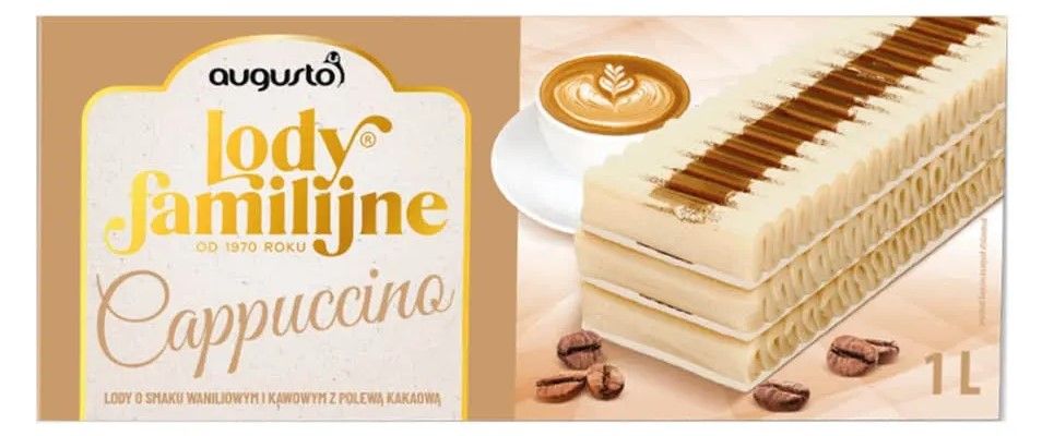 Lody rolada toffi/cappucino Augusto 1l widok 1