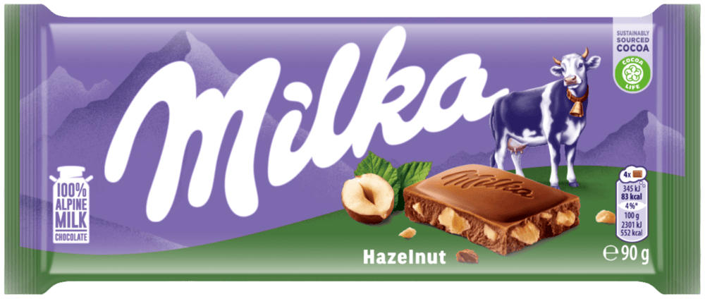Czekolada hazelnuts Milka 90g widok 1