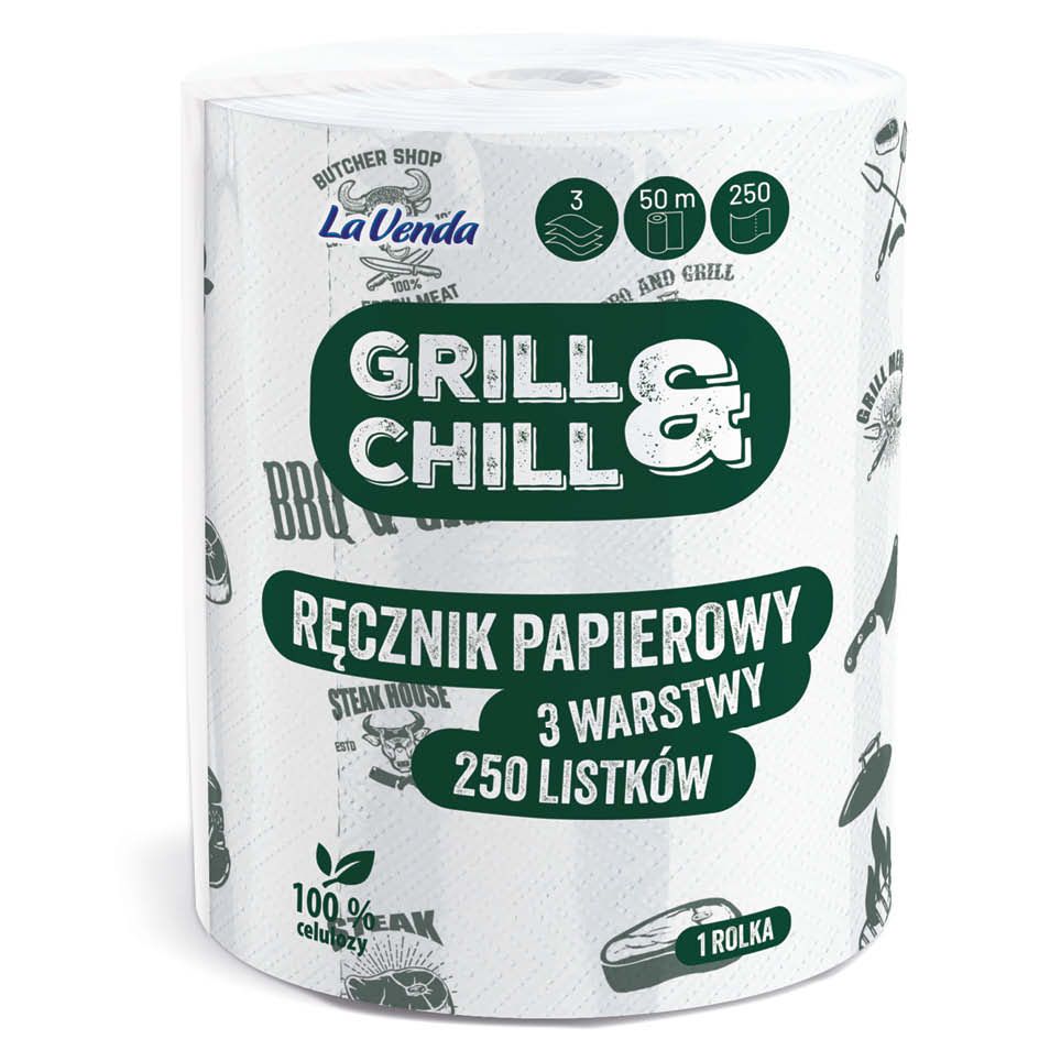 Ręcznik pap. Lavenda Grill&Chill A1 3w 250l 50m widok 1
