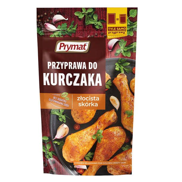 Przyprawa do kurczaka złocista skórka Prymat 30g widok 1