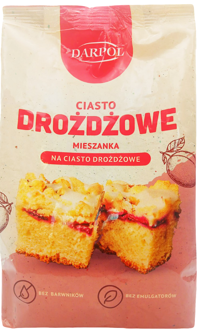 Mieszanka na ciasto drożdżowe Darpol 500g widok 1